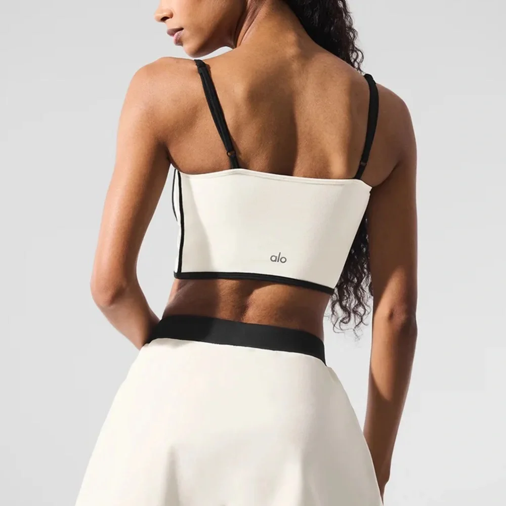 ALO Yoga Airbrush Streamlined Bra Tank & Skirt Set